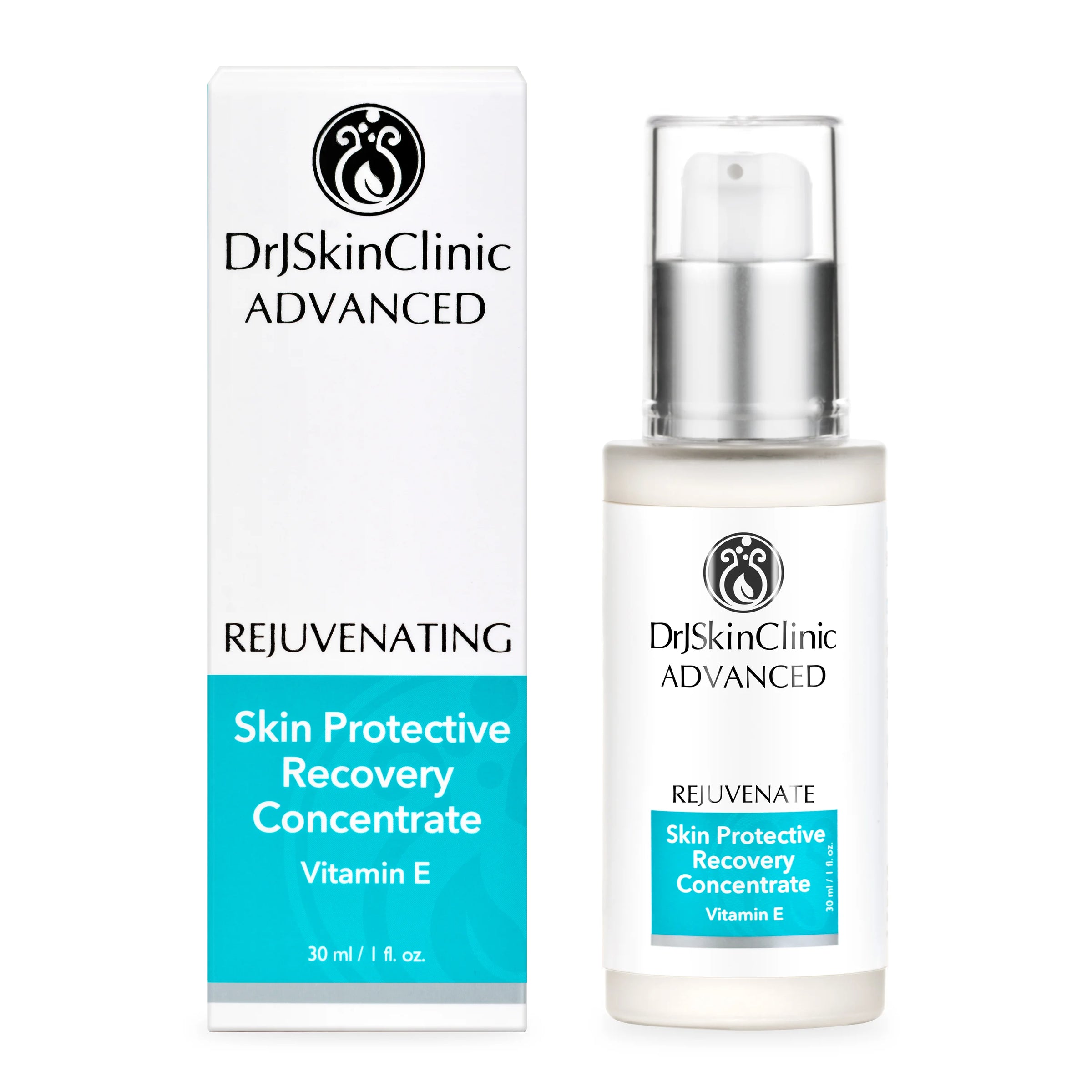 Dr SkinClinic Advanced Skin Protective Recovery Concentrate bottle and packaging on a white background