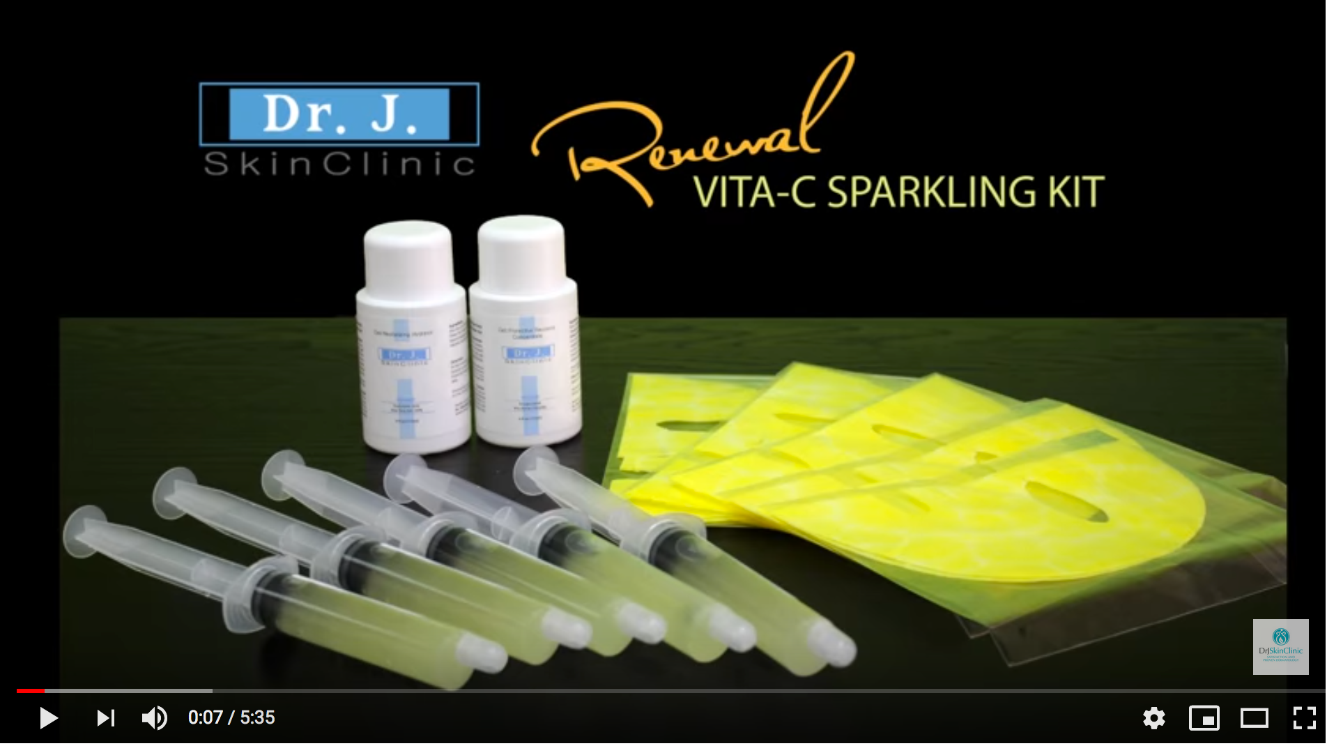DrJSkinClinic Renewal Vita-C Sparkling Mask Kit How-To Video